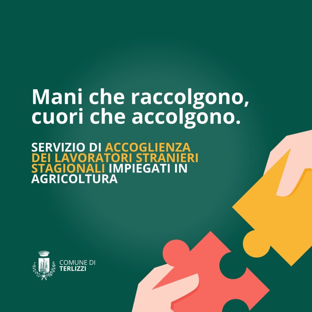 Mani che raccolgono, cuori che accolgono