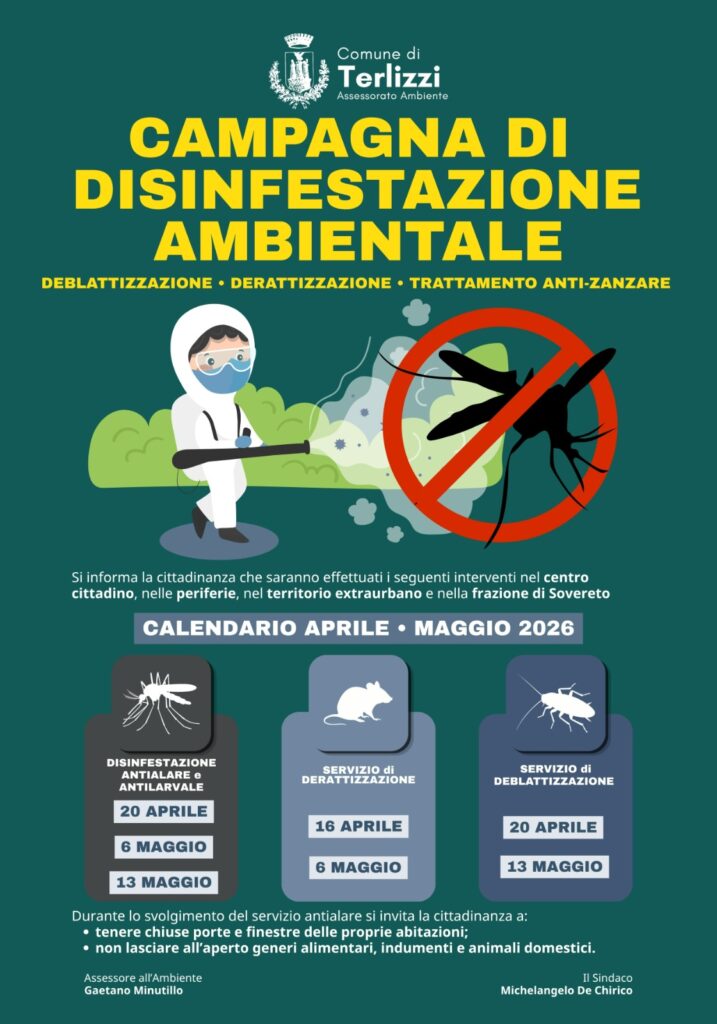 PIANO DI DISINFESTAZIONE URBANA 2026