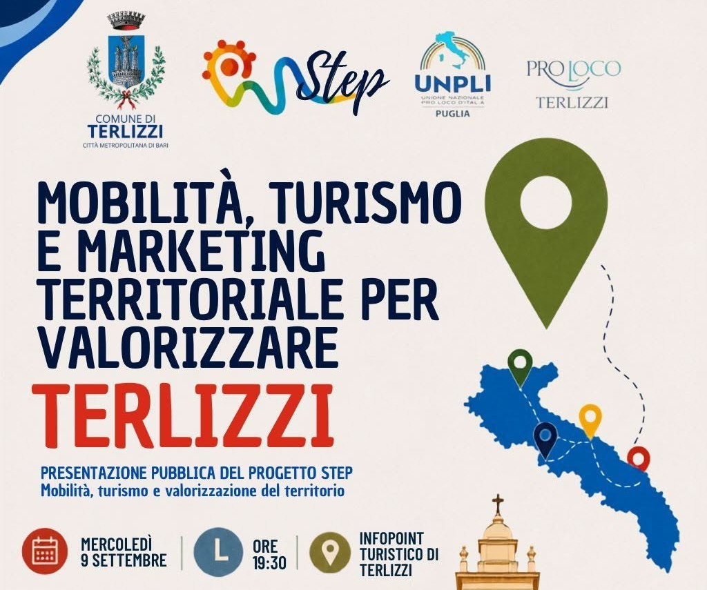 Mobilità, turismo e marketing territoriale. Terlizzi scommette sulla valorizzazione del territorio